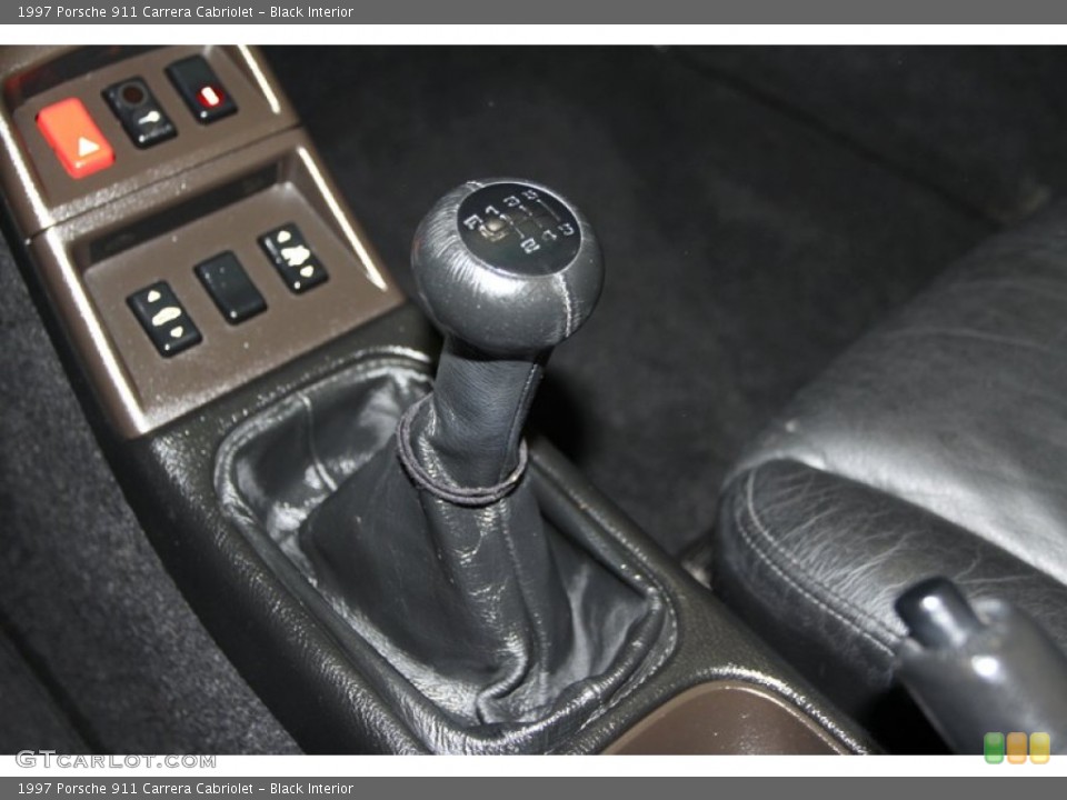 Black Interior Transmission for the 1997 Porsche 911 Carrera Cabriolet #79011191