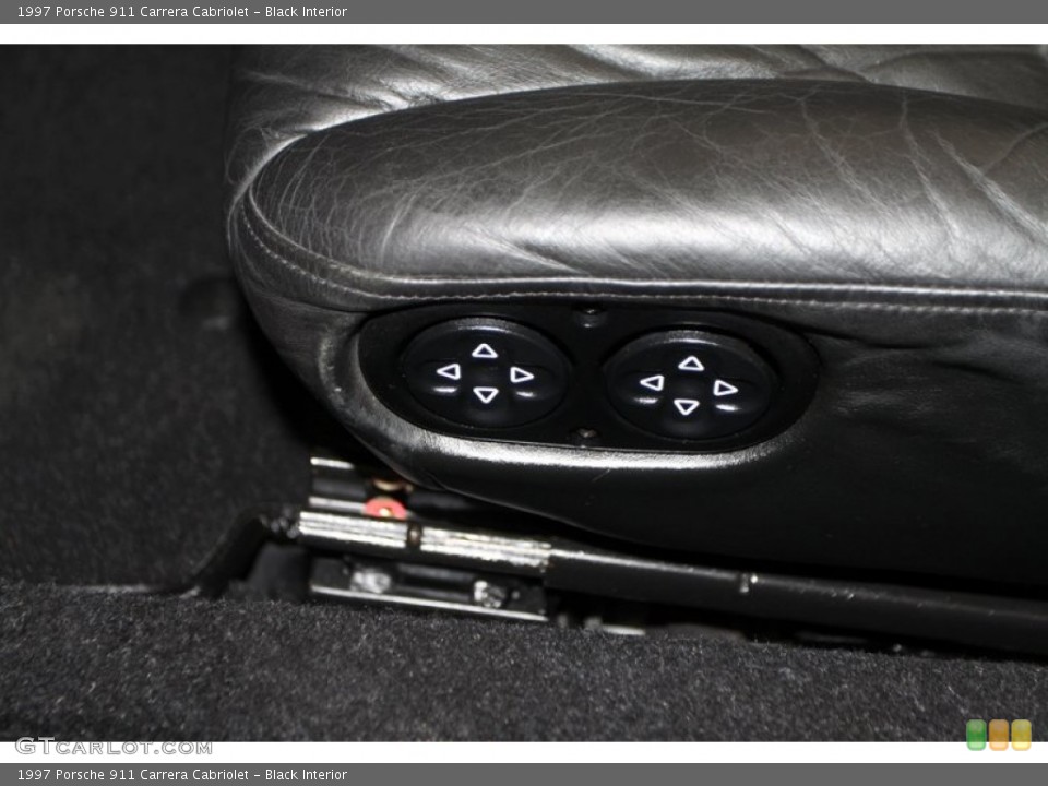 Black Interior Controls for the 1997 Porsche 911 Carrera Cabriolet #79011280