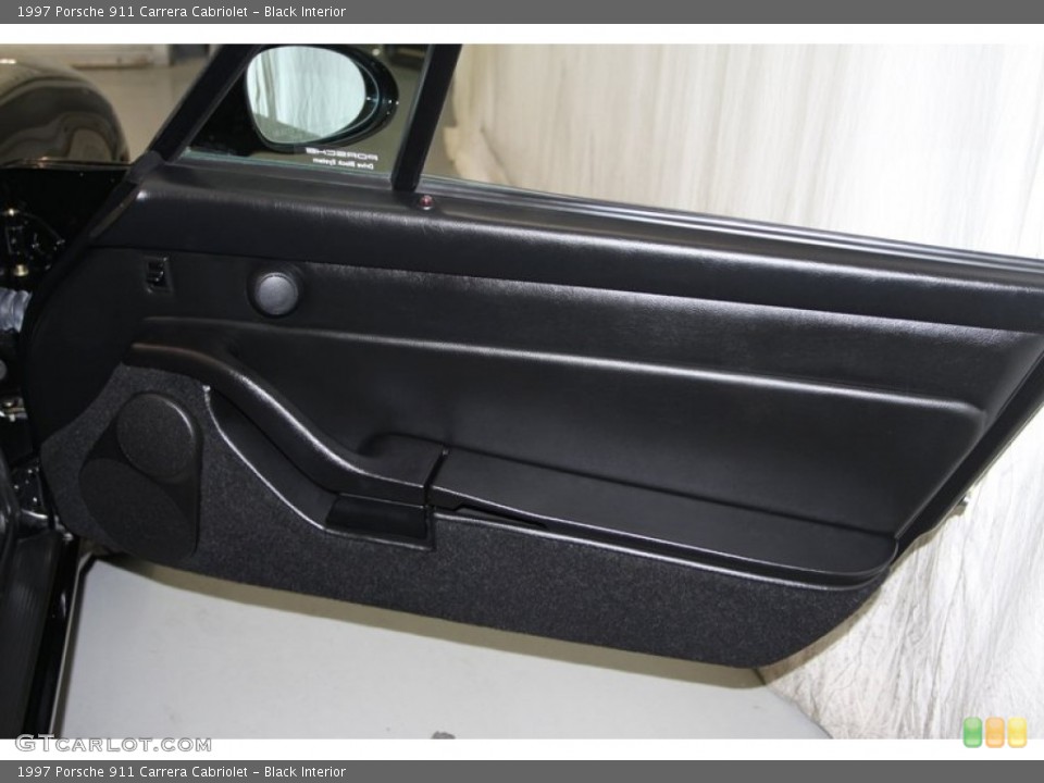 Black Interior Door Panel for the 1997 Porsche 911 Carrera Cabriolet #79011320