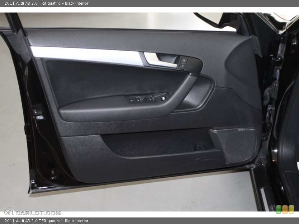 Black Interior Door Panel for the 2011 Audi A3 2.0 TFSI quattro #79013185