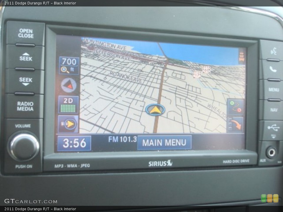 Black Interior Navigation for the 2011 Dodge Durango R/T #79014232
