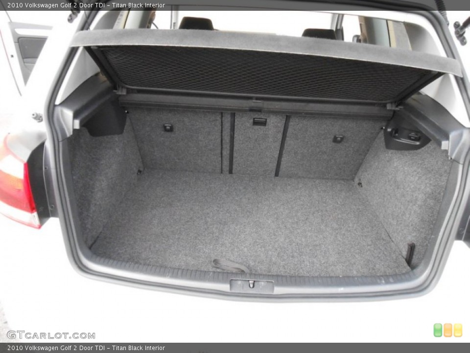 Titan Black Interior Trunk for the 2010 Volkswagen Golf 2 Door TDI #79014415