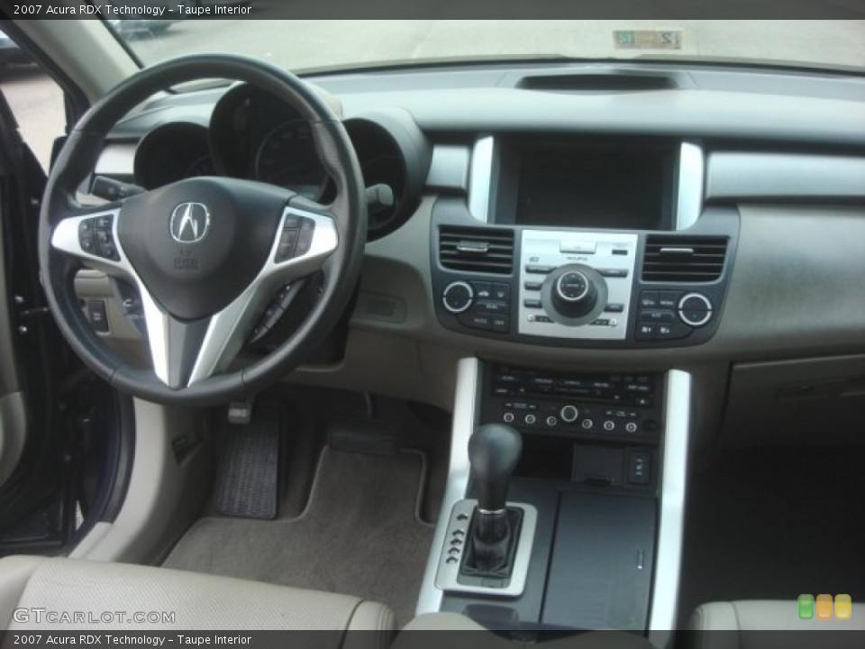 Taupe Interior Dashboard for the 2007 Acura RDX Technology #79014739