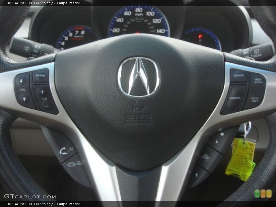 Taupe Interior Controls for the 2007 Acura RDX Technology #79014936