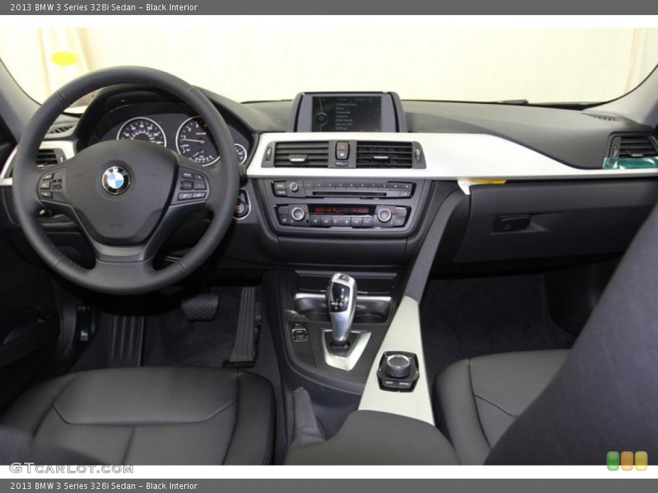 Black Interior Dashboard for the 2013 BMW 3 Series 328i Sedan #79015407