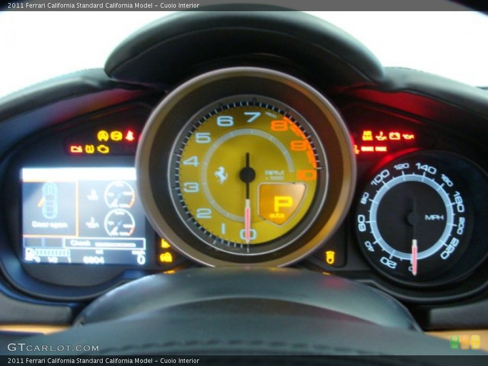 Cuoio Interior Gauges for the 2011 Ferrari California  #79015483