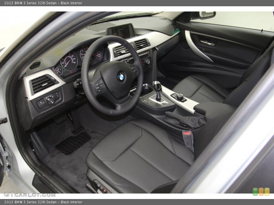Black Interior Prime Interior for the 2013 BMW 3 Series 328i Sedan #79015542