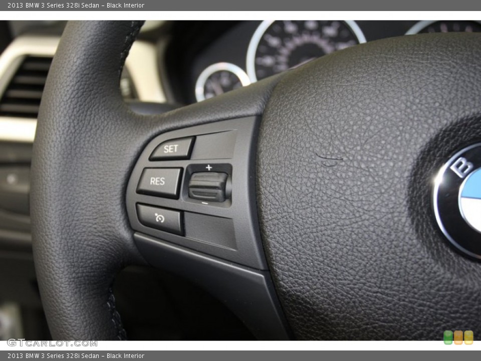 Black Interior Controls for the 2013 BMW 3 Series 328i Sedan #79015789