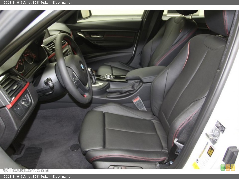 Black Interior Photo for the 2013 BMW 3 Series 328i Sedan #79016519