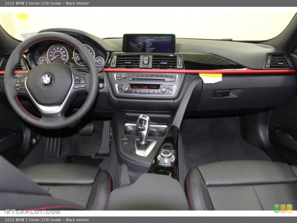 Black Interior Dashboard for the 2013 BMW 3 Series 328i Sedan #79016535