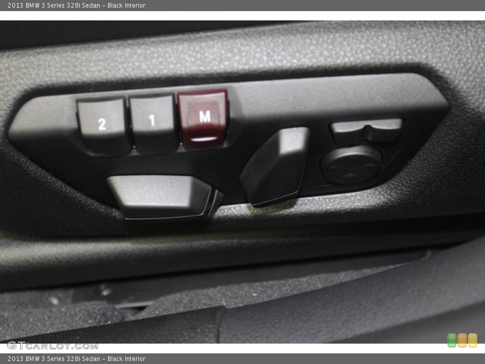 Black Interior Controls for the 2013 BMW 3 Series 328i Sedan #79016737
