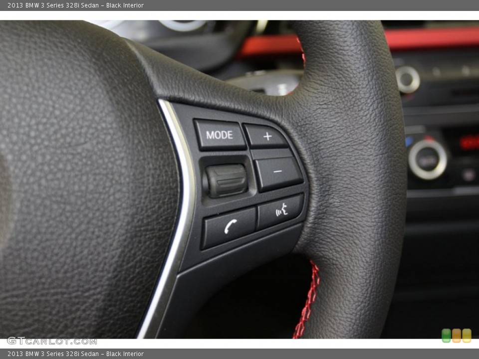 Black Interior Controls for the 2013 BMW 3 Series 328i Sedan #79016903