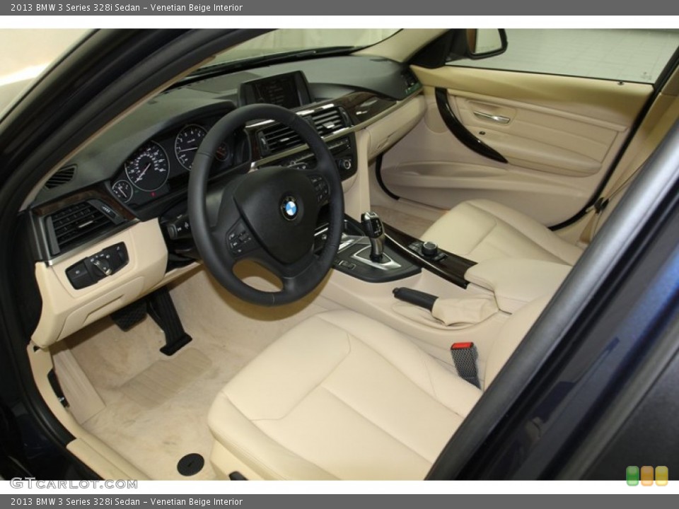 Venetian Beige Interior Prime Interior for the 2013 BMW 3 Series 328i Sedan #79017272