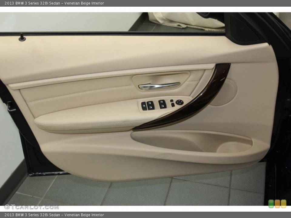 Venetian Beige Interior Door Panel for the 2013 BMW 3 Series 328i Sedan #79017310