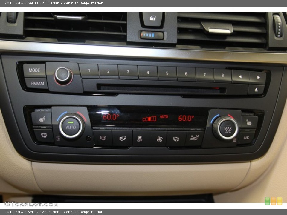Venetian Beige Interior Controls for the 2013 BMW 3 Series 328i Sedan #79017403