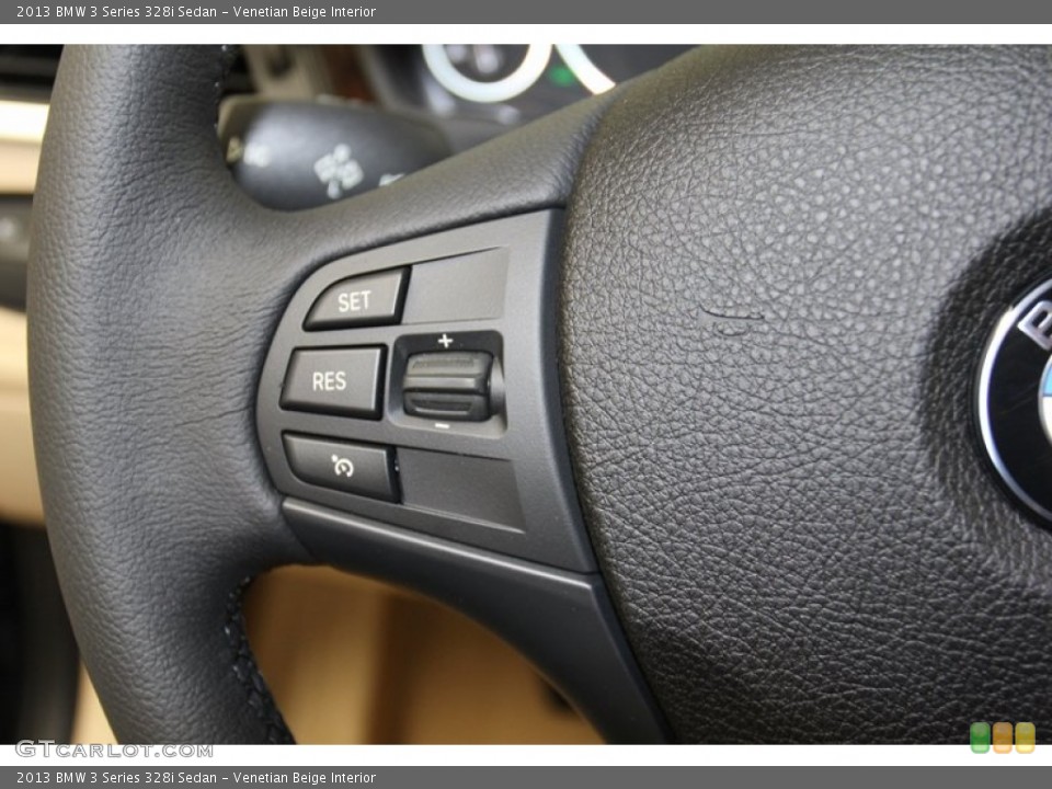 Venetian Beige Interior Controls for the 2013 BMW 3 Series 328i Sedan #79017505