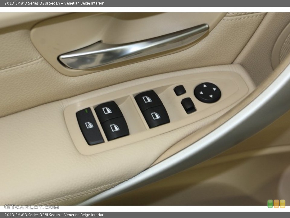 Venetian Beige Interior Controls for the 2013 BMW 3 Series 328i Sedan #79018089
