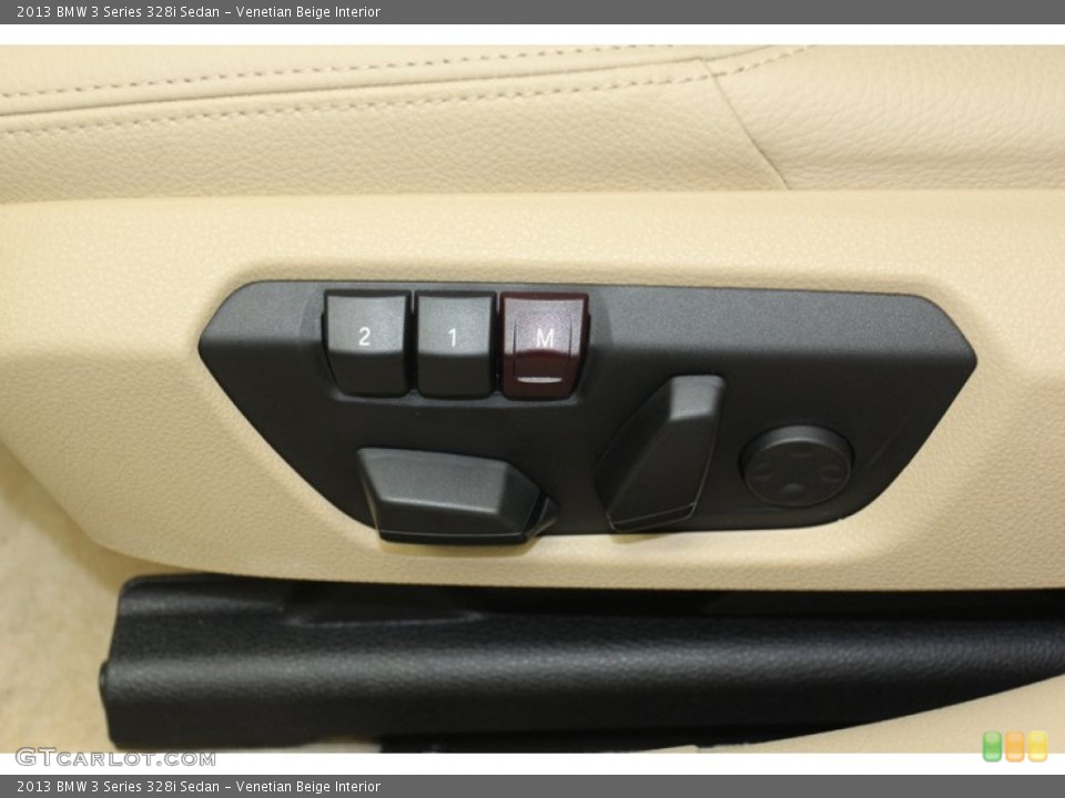 Venetian Beige Interior Controls for the 2013 BMW 3 Series 328i Sedan #79018110