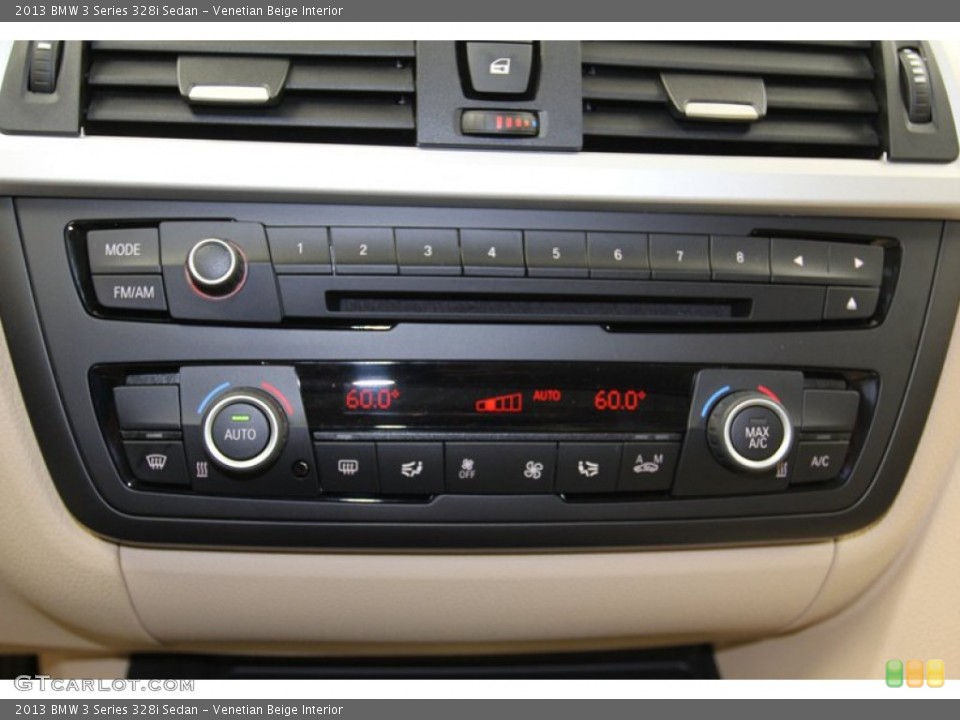 Venetian Beige Interior Controls for the 2013 BMW 3 Series 328i Sedan #79018168