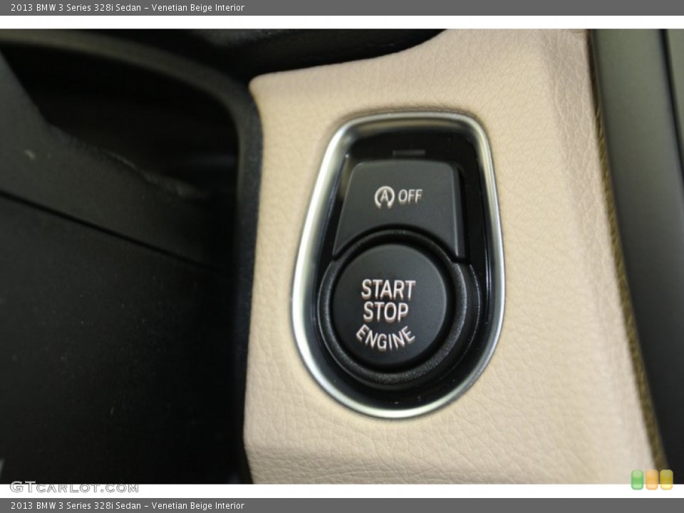 Venetian Beige Interior Controls for the 2013 BMW 3 Series 328i Sedan #79018243