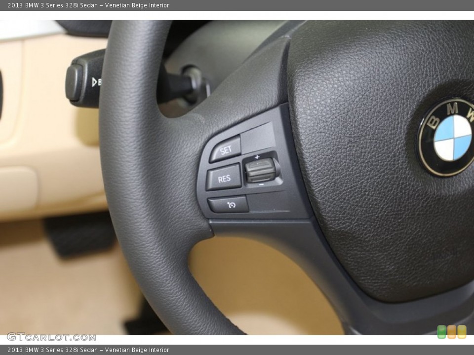 Venetian Beige Interior Controls for the 2013 BMW 3 Series 328i Sedan #79018285