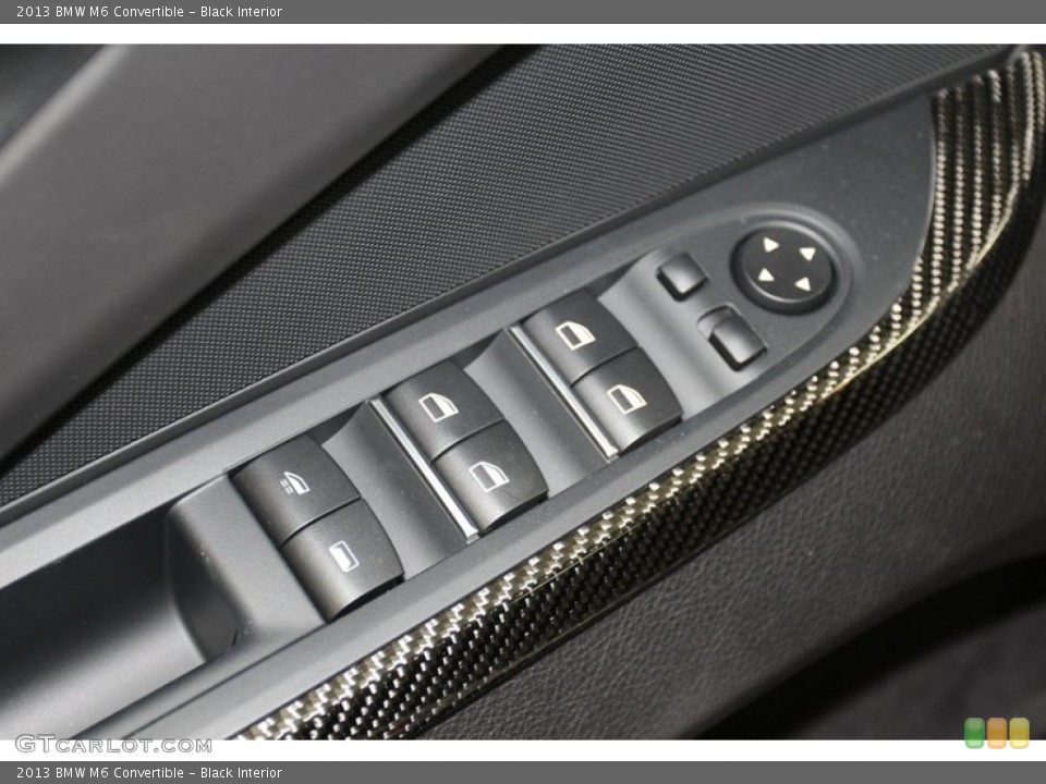 Black Interior Controls for the 2013 BMW M6 Convertible #79018645