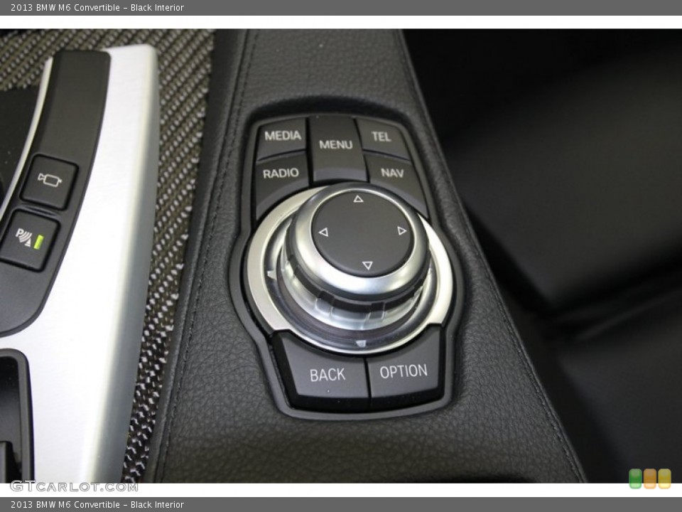 Black Interior Controls for the 2013 BMW M6 Convertible #79018804