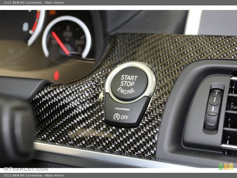 Black Interior Controls for the 2013 BMW M6 Convertible #79018849