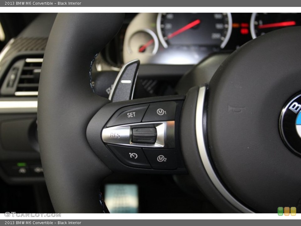 Black Interior Controls for the 2013 BMW M6 Convertible #79018880