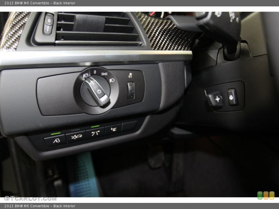 Black Interior Controls for the 2013 BMW M6 Convertible #79018903