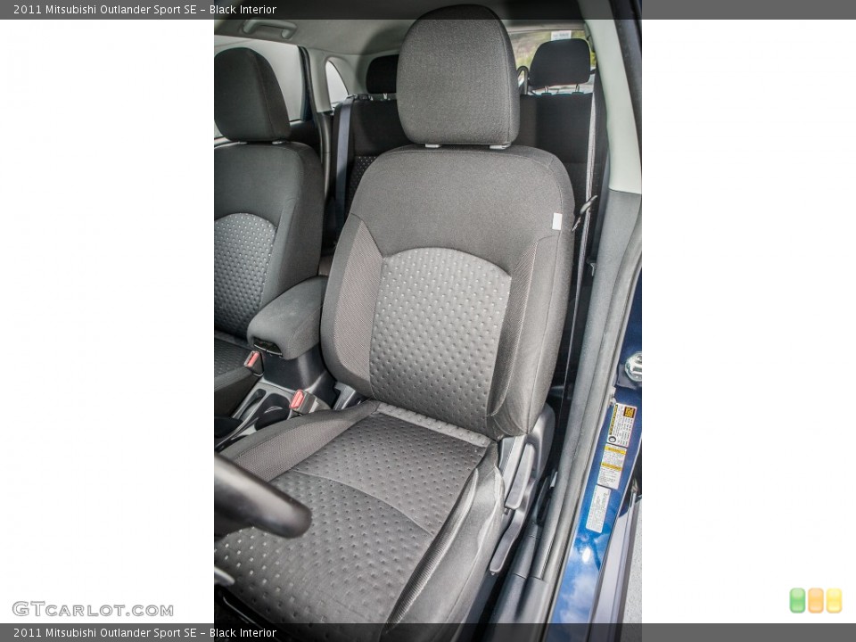 Black Interior Front Seat for the 2011 Mitsubishi Outlander Sport SE #79022098