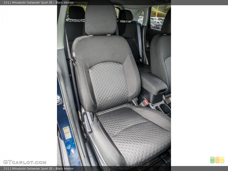 Black Interior Front Seat for the 2011 Mitsubishi Outlander Sport SE #79022227