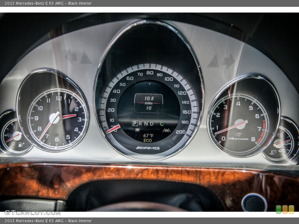 Black Interior Gauges for the 2013 Mercedes-Benz E 63 AMG #79024241