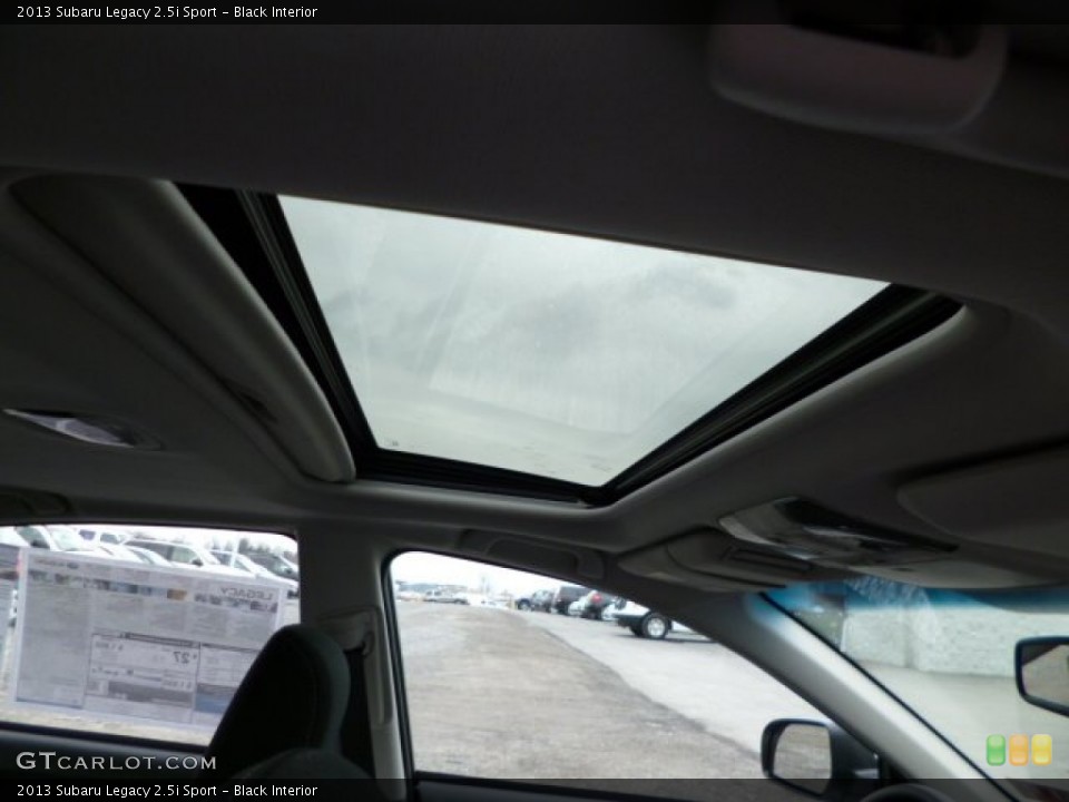 Black Interior Sunroof for the 2013 Subaru Legacy 2.5i Sport #79028179