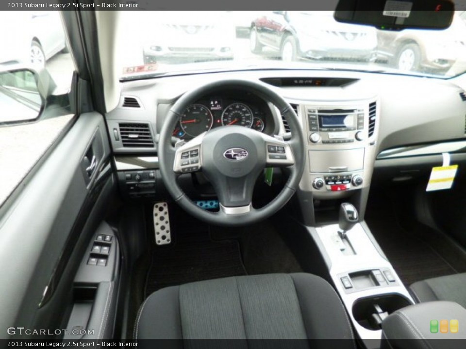 Black Interior Dashboard for the 2013 Subaru Legacy 2.5i Sport #79028257