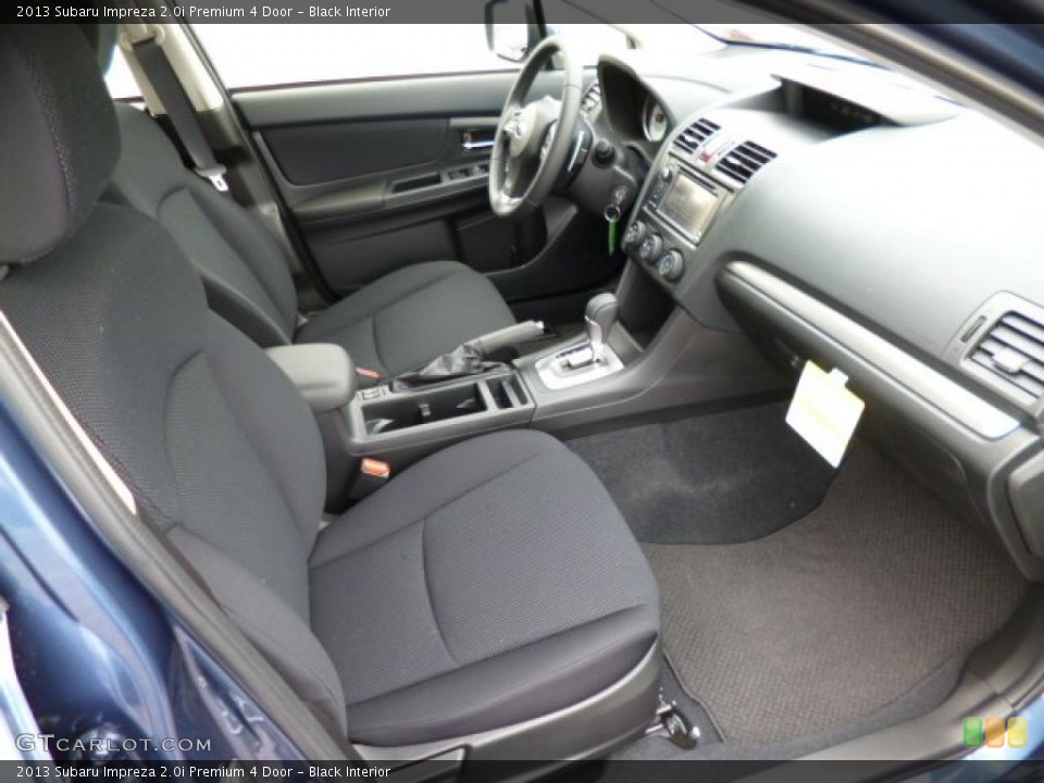 Black Interior Photo for the 2013 Subaru Impreza 2.0i Premium 4 Door #79028984