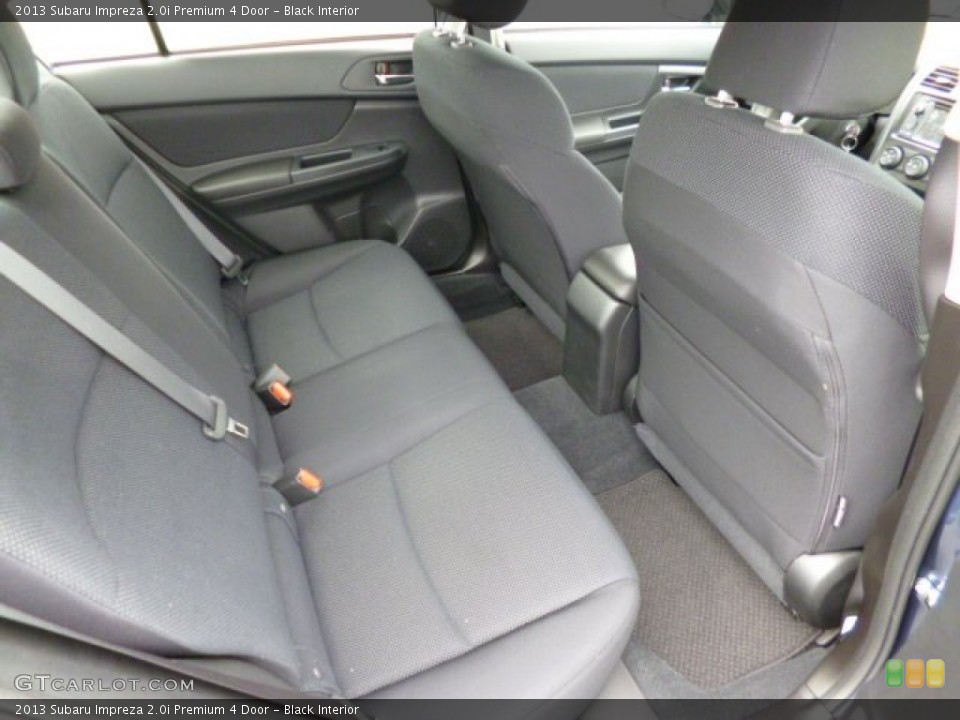 Black Interior Rear Seat for the 2013 Subaru Impreza 2.0i Premium 4 Door #79029028