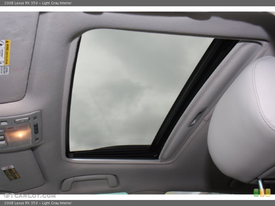 Light Gray Interior Sunroof for the 2008 Lexus RX 350 #79030570