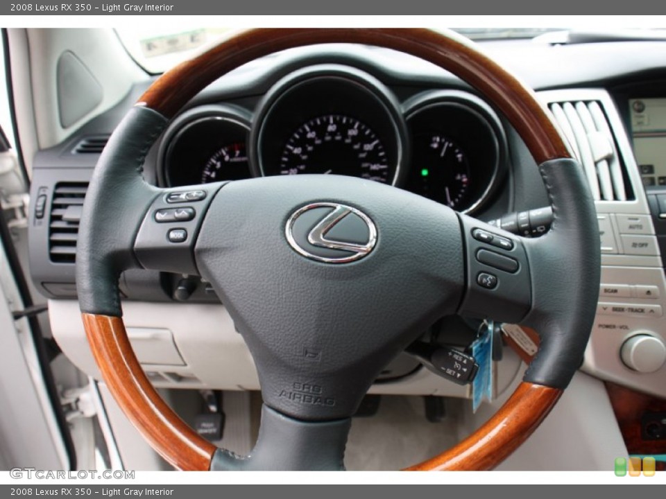 Light Gray Interior Steering Wheel for the 2008 Lexus RX 350 #79030873