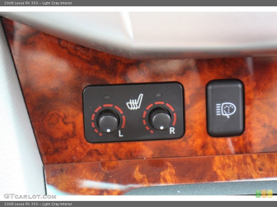Light Gray Interior Controls for the 2008 Lexus RX 350 #79030963