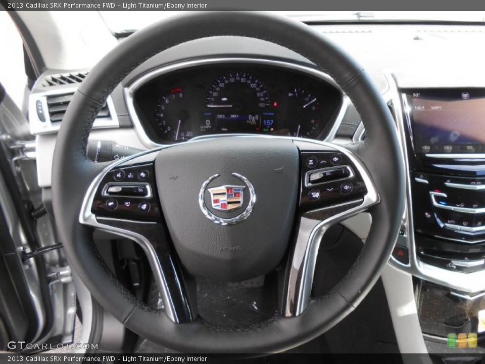 Light Titanium/Ebony Interior Steering Wheel for the 2013 Cadillac SRX Performance FWD #79034182