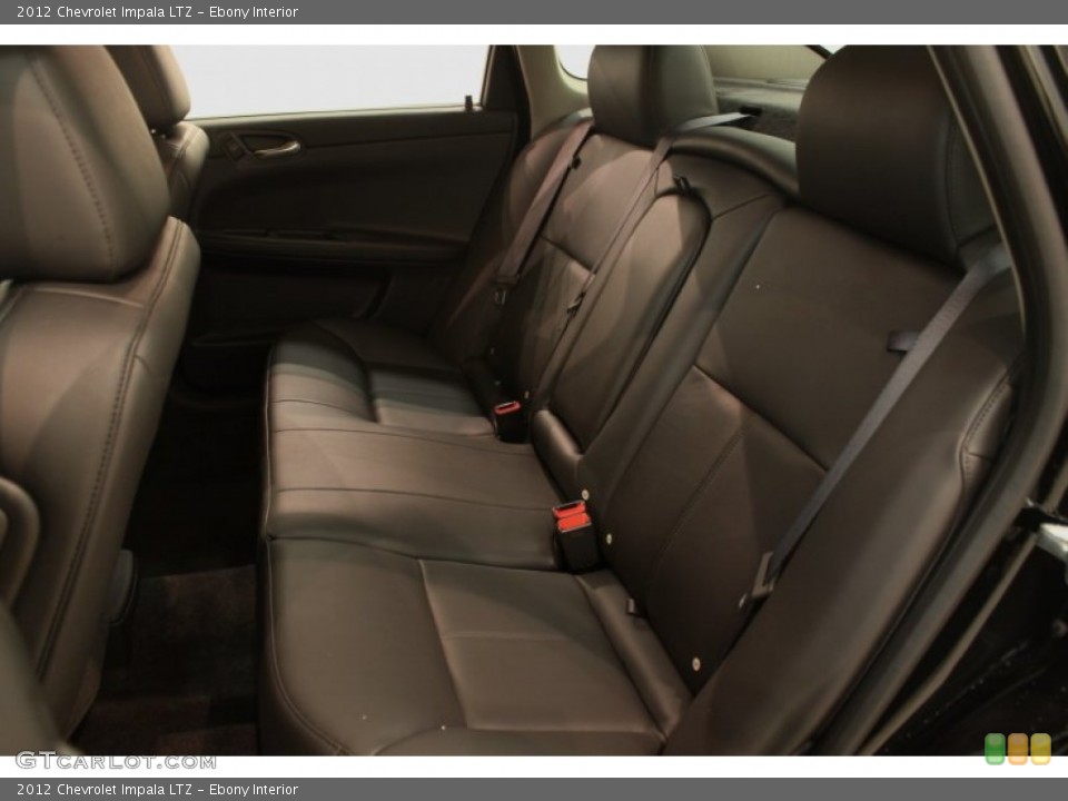 Ebony Interior Rear Seat for the 2012 Chevrolet Impala LTZ #79036867