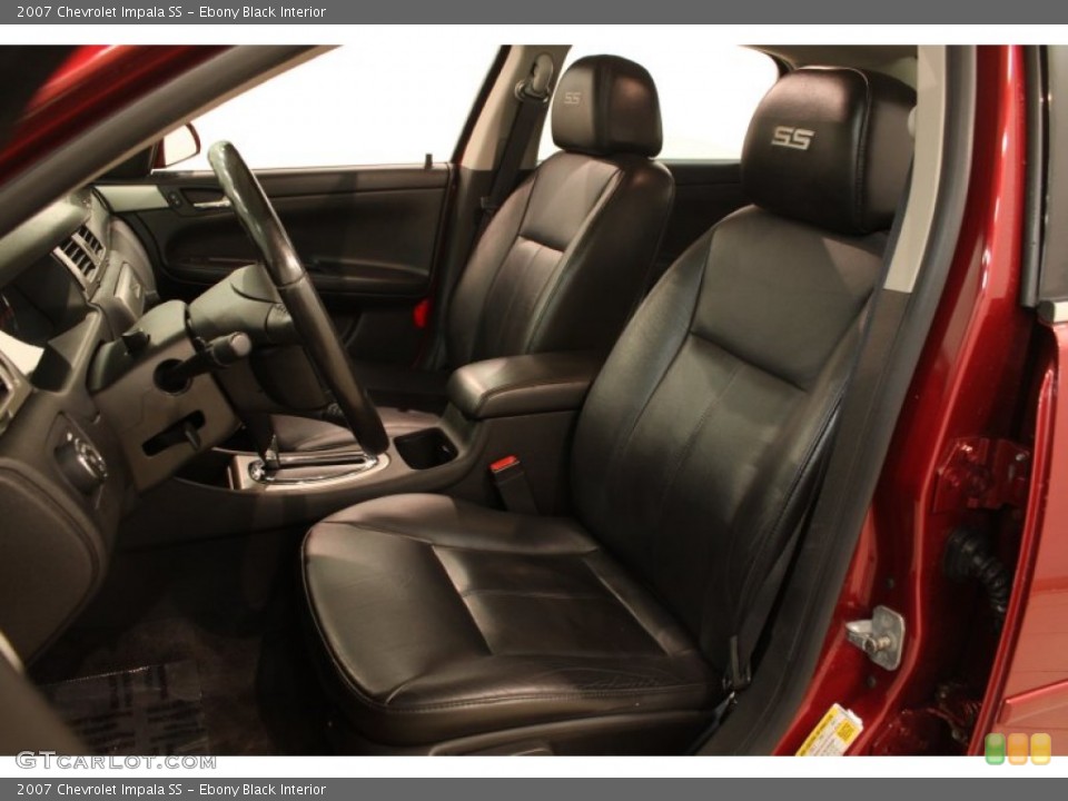 Ebony Black Interior Front Seat for the 2007 Chevrolet Impala SS #79037086