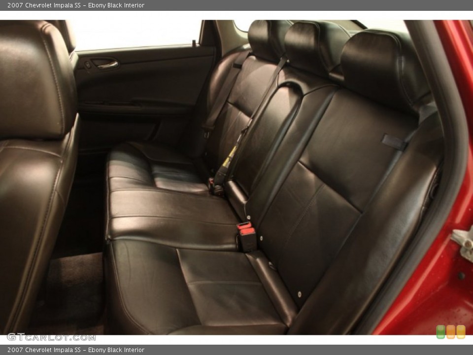 Ebony Black Interior Rear Seat for the 2007 Chevrolet Impala SS #79037237