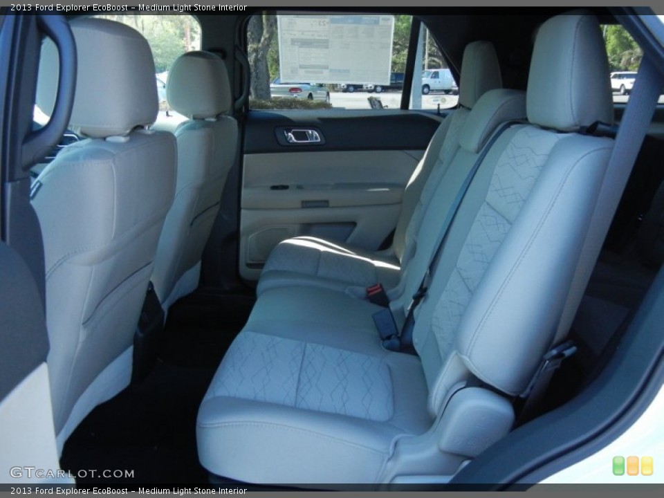 Medium Light Stone Interior Rear Seat for the 2013 Ford Explorer EcoBoost #79037605