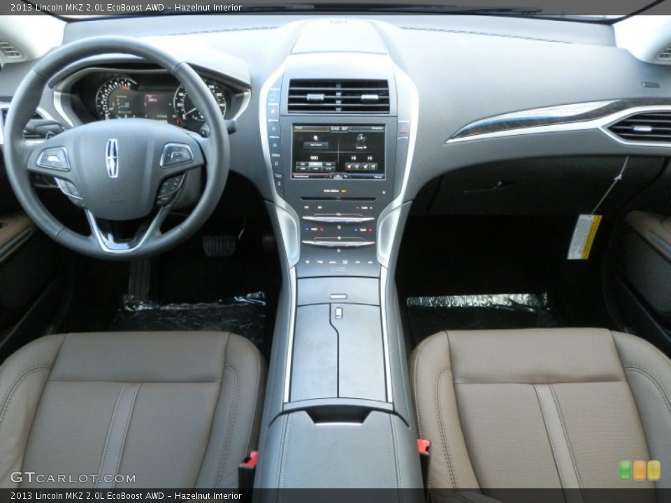 Hazelnut Interior Dashboard for the 2013 Lincoln MKZ 2.0L EcoBoost AWD #79039912