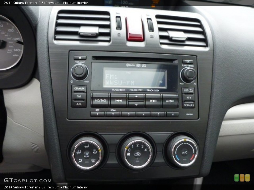 Platinum Interior Controls for the 2014 Subaru Forester 2.5i Premium #79040074