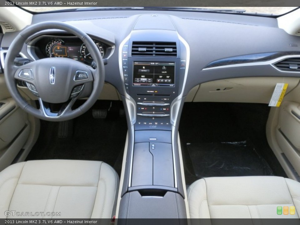Hazelnut Interior Dashboard for the 2013 Lincoln MKZ 3.7L V6 AWD #79040648