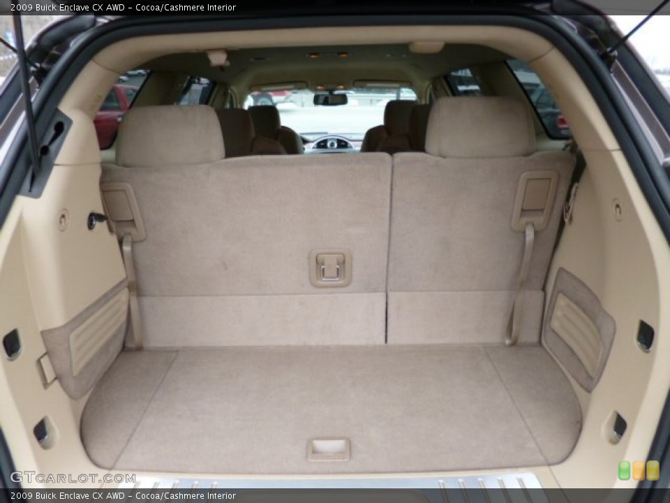 Cocoa/Cashmere Interior Trunk for the 2009 Buick Enclave CX AWD #79041397