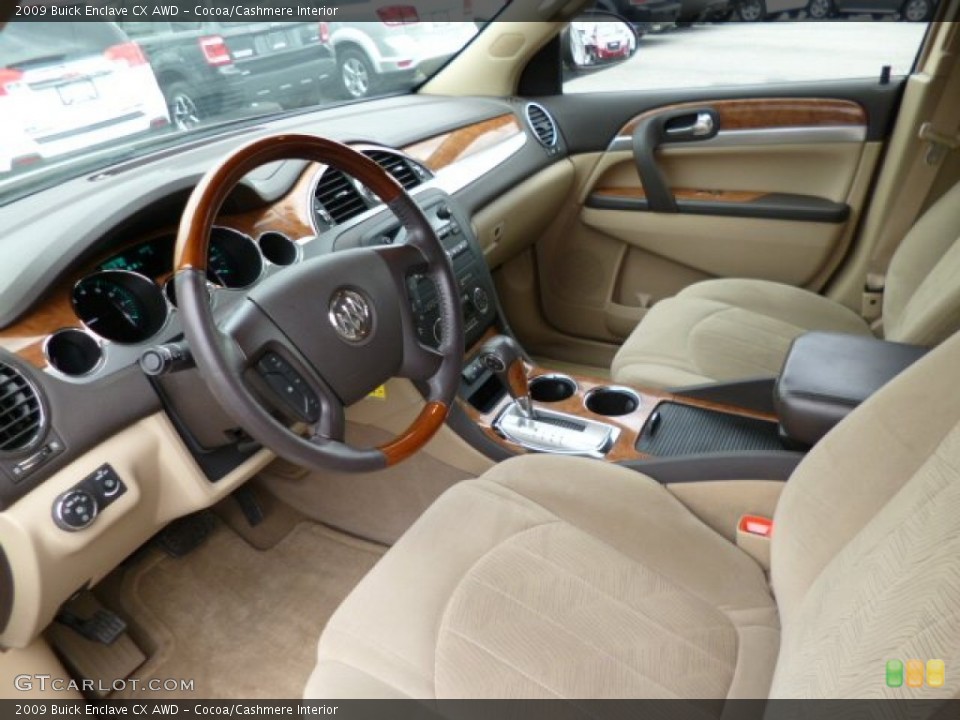 Cocoa/Cashmere Interior Prime Interior for the 2009 Buick Enclave CX AWD #79041484